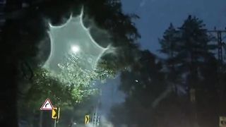 Heavy Snowfall Night View in Murree