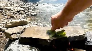bake bread on a stone