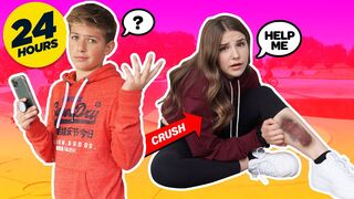 Ignoring My CRUSH For 24 HOURS CHALLENGE **FUNNY PRANK** | Walker Bryant, Piper Rockelle