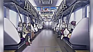 Even the driver was surprised when she overtook him #anime