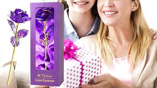 Valentines Day Gifts for Her, Rainbow Valentines Rose Flower Gifts