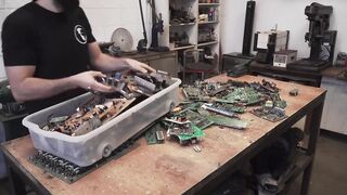 E-waste GOLD Recovery _ Recycle Broken Electronics.