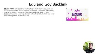 61 Edu And Gov Backlink