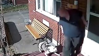 He pulled out the gun like the dog knows what it is.