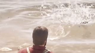 Crackers in the water