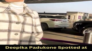 Deepika Padkone Snapped at Airport in Long Jacket Viral Masti Bollywood