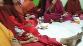 Bersama ibu ibu pengajian Isra' Mi'raj