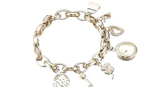 CHARM BRACELET WATCH FOR VALENTINE DAY