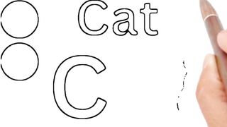 C for cat drawing