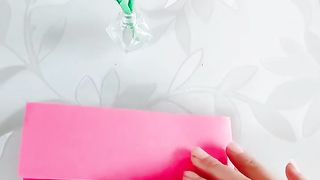 Beautiful flowers from kraft paper