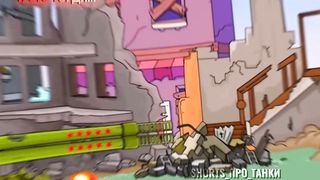 Это сейчас, а это тогда   HomeAnimations   Мультики про танки   Cartoon about tanks (4)