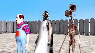 Scary Teacher 3D Nick Troll Ice Scream 3 vs Miss T with Siren Head Granny Coffin Dance Compilation