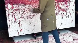 An unusual drawing technique