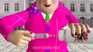 Scary Teacher 3D Siren Head and Granny Troll Miss T Fruits Game Over Coffin Dance Compilation