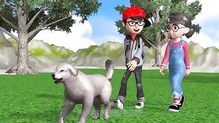 Scary Teacher 3D Siren Head and Granny Troll Nick with Tani - Miss T Rescue Pet Fun Animation Games