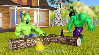 Siren Head and Granny vs NickHulk - Scary Teacher 3D Big Green Daddy Rescue Miss T and Ice Scream