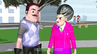 Scary Teacher 3D Nick vs Tani Troll Miss T and Hello Neighbor on Lemon Tree Coffin Dance Compilation
