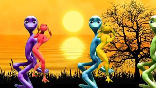 Dame tu cosita Alien dance Me kamestey challenge dance Patila dance challenge Green alien dance