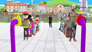 Scary Teacher 3D vs Squid Game Fill Water Tank Challenge