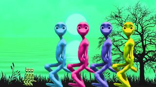 Dame tu cosita Alien dance Me kamestey challenge dance Patila dance challenge Green alien dance
