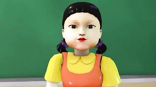 Scary Teacher 3D vs Squid Game Magic and Balloons Mask Challenge 5 Times Miss T vs Granny