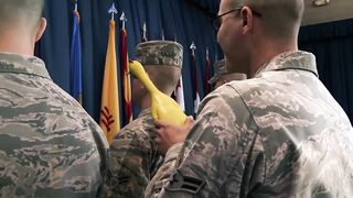 USAF Honor Guard - Rubber Chicken Bearing Test