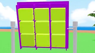 Scary Teacher 3D vs Squid Game Flip Wooden Board Correctly line 5 Times Challenge 2 Neighbor Winning