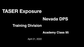 TASER Training NV DPS Police Academy
