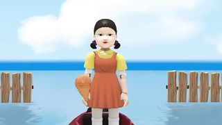 Scary Teacher 3D vs Squid Game Hole in the Wall Challenger 5 Times Miss T vs 2 Neighbor Winning