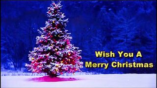 Wish You A Merry Christmas | Christmas Status video | Christmas Greeting Card xmas Tree Lights