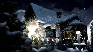 Animated Christmas Card Template Christmas Fireplace.