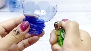 How to make flowers using plastic bottles