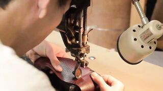 Making HANDMADE Derby Shoes in Embossed Cordovan Leather