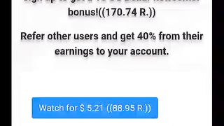 Earn easy money watching videos.