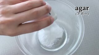 How to make easy Raindrop Cake 【1 Minute Cooking】