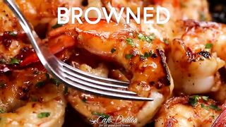 Browned Butter Honey Garlic Shrimp