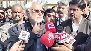 Ayaz Amir in Furious Mood _ NA-58 Chakwal _ Elections 2024