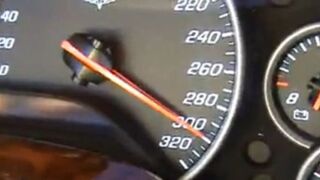Under 300 km/h on a motorbike