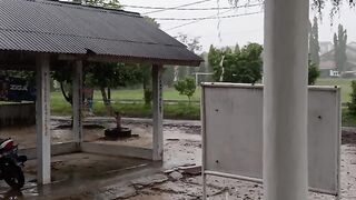 very heavy rain