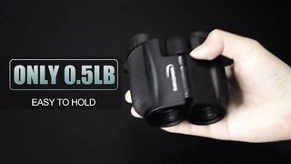 Binoculars with Low Light Vision, Easy Focus Small Binoculars for Bird Watching