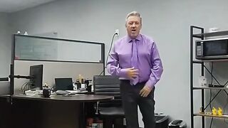 dance battle with my coworker