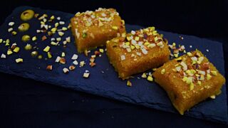 Mango Coconut Burfi ( Mango Coconut Fudge)
