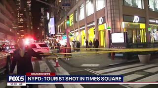 Shoplifter opens fire inside Times Square store, injuring tourist: Sources