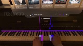 Learning to play the piano with Apple Vision Pro