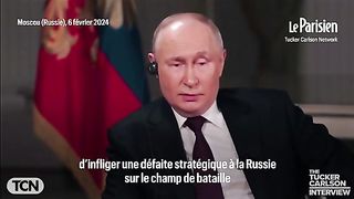 Les moments forts de l’interview de Poutine par le journaliste américain Tucker Carlson