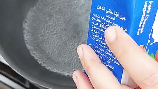 حطى جبنة ع النار بدون بيض ولا حليب
