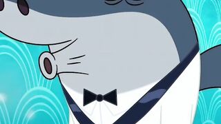 Fish is eating ice cube to open the door lock