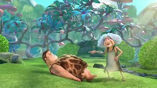Gram Scrambles to Find That Egg- THE CROODS FAMILY