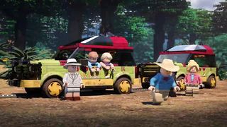 T.Rex Attacks the Tour- LEGO Jurassic Park The Unofficial Retelling