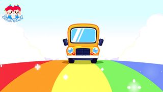 Marshmallows and the Colorful Vehicles Rainbow Vehicle Songs for Kids Color Song